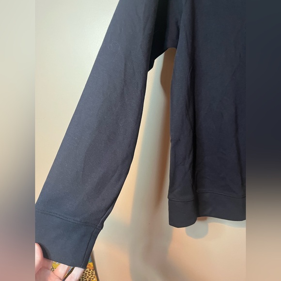 All In Motion Black Crew Neck Ponte Sweatshirt - Picture 2 of 8